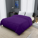 KEA Solid Single Comforter for  Mild Winter (Microfiber, Purple)