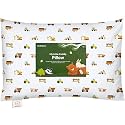 KeaBabies Toddler Pillow with Pillowcase, 13x18 Kids Pillows (Construction)