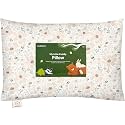 KeaBabies Toddler Pillow with Pillowcase, 13x18 Kids Pillows (Flora Vale)