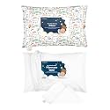 KeaBabies Toddler Pillow with Pillowcase and Toddler Pillowcase 13X18 - Soft Cotton Kids Pillow for Sleeping - Soft and Breathable, Perfect for Boys, Girls, Kids, Travel, Nap