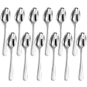 KEAWELL Premium Louise 12-Pc 5.6-Inch 18/10 Small Spoons (5.6 inches, 12)