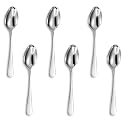 KEAWELL Premium Louise 6-Piece 4.4-Inch 18/10 Coffee Spoons (4.4 inches, 6)