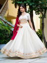 Kedar Fab Embroidered Semi Stitched Lehenga Choli