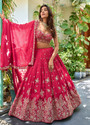 Kedar Fab Embroidered Semi Stitched Lehenga Choli