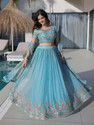 Kedar Fab Embroidered Semi Stitched Lehenga Choli