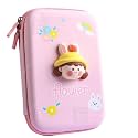 Cartoon Theme Pencil Case - 3D EVA Pencil Case Pouch, Multipurpose Zipper Pencil Case for Kids, Pen and Pencil Bag for School Kids, Girls, Stationery Storage Box (Flower Big)