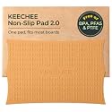 Keechee Silicone Non-Slip Mat for Cutting board, Preventing Cutting Injuries in the Kitchen Chopping Boards Feet for Kitchen Safe, Warm Gifts for Kitchen & Home Protector (Brown)