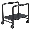 KEEGH Computer Tower Stand Under Desk, CPU Stand Cart, Black