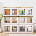 Keekos Closet Organizer Boxes Storage Bins Foldable Clothes/Toys/Office Supplies Plastic Collapsible Shoe Stand