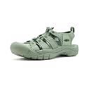 KEEN Women's Newport H2 Closed Toe Water Sandals, Monochrome/Lily Pad, 6.5