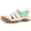 KEEN Women's Newport H2 Closed Toe Water Sandals, Tri-Block Birch, 6.5