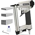 KEENTECH Pneumatic Staple Gun 22GA with 3765pcs 3/8" Crown Staple 1/4-5/8"