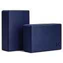 KEEP Yoga Block, High-Density EVA Foam 2 Pack Yoga Block with Non-Slip Textured Surface, Supportive, Lightweight - Ideal for Yoga
