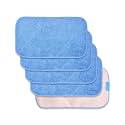 KEEPOW 5 Pack Reusable Microfiber Mop Pads Compatible with MR.SIGA Mop