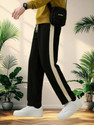 KEESUN Solid Men Black Track Pants