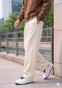 KEESUN Striped Men Beige Track Pants