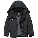 Keevoom Boys Girls Winter Coat Ski Jacket Windproof Waterproof Kids Snowboard Warm Fleece Snow Coats