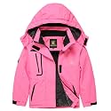 Keevoom Boys Girls Winter Coat Ski Jacket Windproof Waterproof Kids Snowboard Warm Fleece Snow Coats