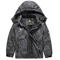 Keevoom Boys Girls Winter Coat Ski Jacket Windproof Waterproof Kids Snowboard Warm Fleece Snow Coats
