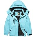 Keevoom Boys Girls Winter Coat Ski Jacket Windproof Waterproof Kids Snowboard Warm Fleece Snow Coats