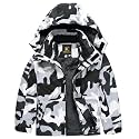 Keevoom Boys Girls Winter Coat Ski Jacket Windproof Waterproof Kids Snowboard Warm Fleece Snow Coats