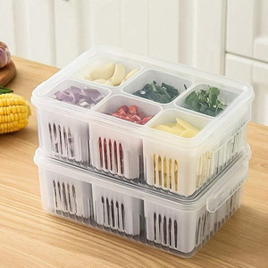 KEFTRIAX Plastic Fridge Container - 2500 ml