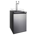 Kegco 3PK209SS-2 24" Wide Dual Tap Stainless Steel Kegerator - New 2021 Model