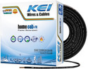 KEI Homecab 99.97% Pure Copper Conductor FR PVC Insulated 2.5 sq/mm Black 90 m Wire (Black)