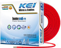 KEI Homecab 99.97% Pure Copper Conductor FR PVC Insulated 2.5 sq/mm Red 90 m Wire
