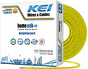 KEI FR PVC 2.5 sq/mm Yellow 180 m Wire (Yellow)