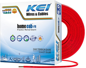 KEI FR PVC 6 sq mm Red