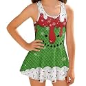 KEIAHUAN Gymnastics Leotards for Girls Sleeveless Bodysuit Dance Leotards Performance Costume