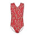 KEIAHUAN Gymnastics Leotards for Girls Sleeveless Bodysuit Dance Leotards Performance Costume