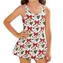 KEIAHUAN Gymnastics Leotards for Girls Sleeveless Bodysuit Dance Leotards Performance Costume