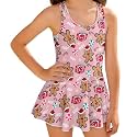 KEIAHUAN Gymnastics Leotards for Girls Sleeveless Bodysuit Dance Leotards Performance Costume