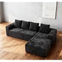 KEIKI Cloud Modular Sectional Sofa with L Shape Chaise, Right Facing Lounge Configuration for Living Space