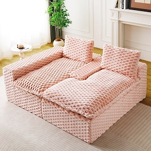 KEIKI 96 inch L-Shape Modular Boneless Sectional