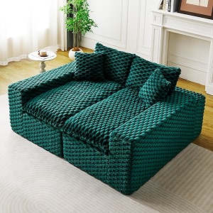 KEIKI 120 inch Modular Boneless Couch Full
