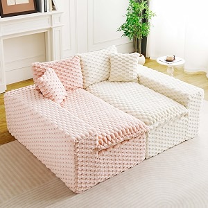 KEIKI 120 inch Modular Boneless Couch Full