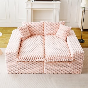 KEIKI 120 inch Modular Boneless Couch Full