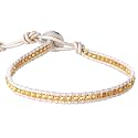 KELITCH Classic Leather Wrap Bracelets Boho Beaded