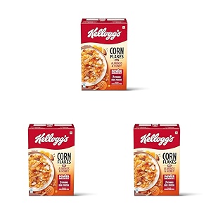 Kelloggs Corn Flakes Real Almond Honey 300g