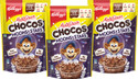 Kellogg's Multigrain Chocos Moons & Stars | High Calcium, Protein, Fibre | Kids Breakfast Pouch (3 x 360 g)