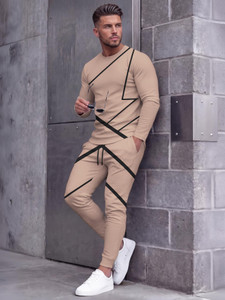 kelonbro geometric print men track suit