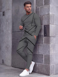 kelonbro geometric print men track suit