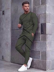 kelonbro geometric print men track suit