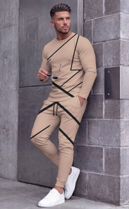 kelonbro geometric print men track suit