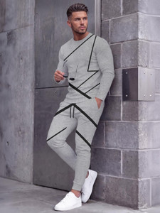 kelonbro geometric print men track suit