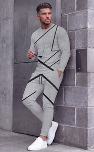 kelonbro geometric print men track suit