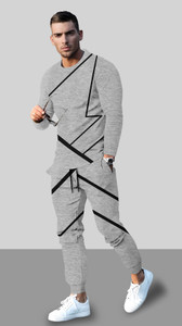 kelonbro geometric print men track suit
